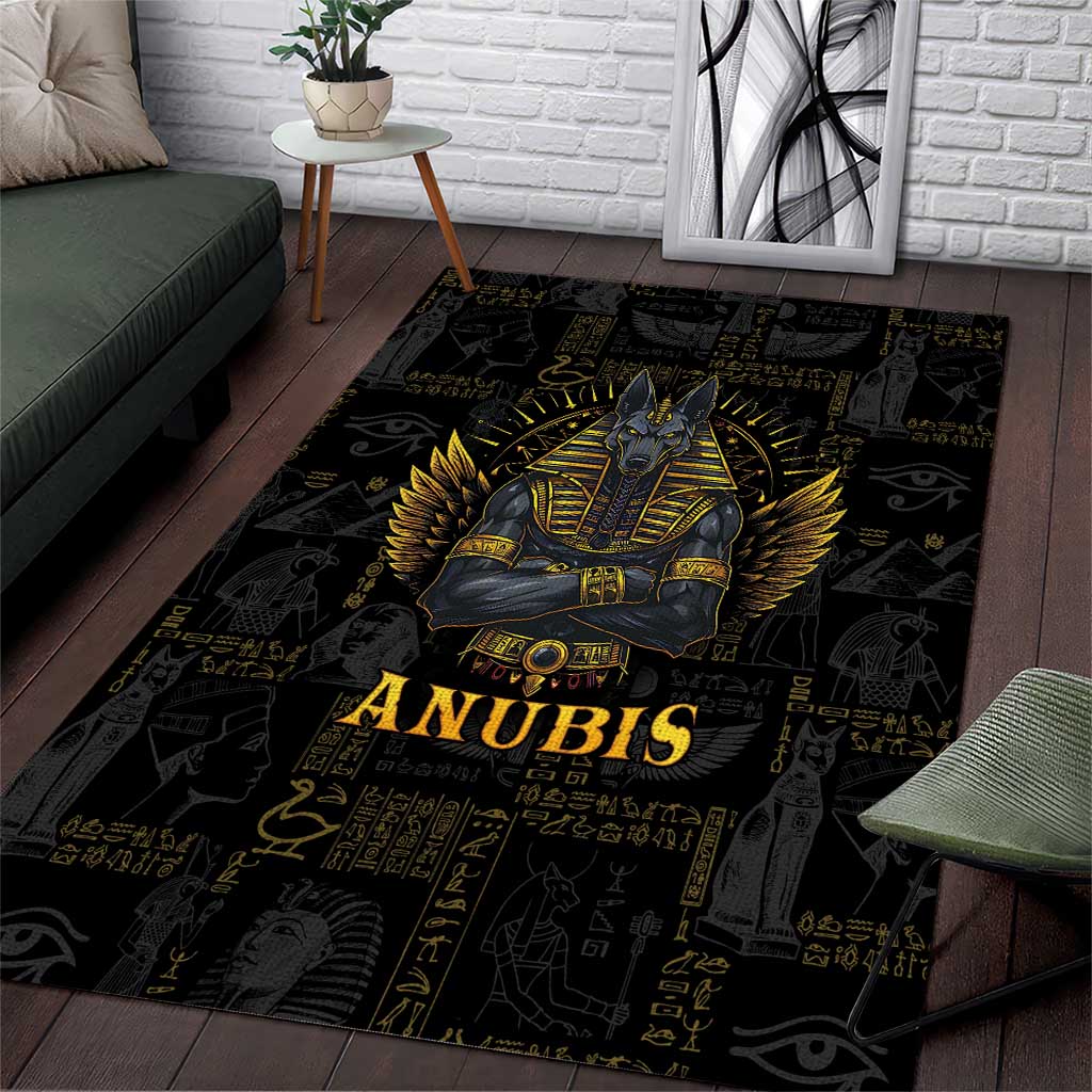 Anubis Egyptian God of Death Area Rug LT9 - Wonder Print Shop