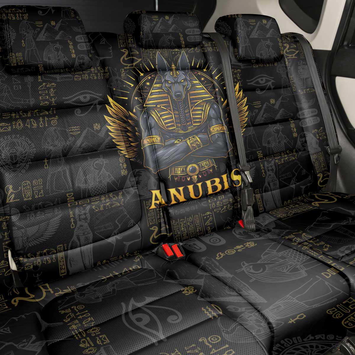 Anubis Egyptian God of Death Back Car Seat Cover LT9 - Wonder Print Shop