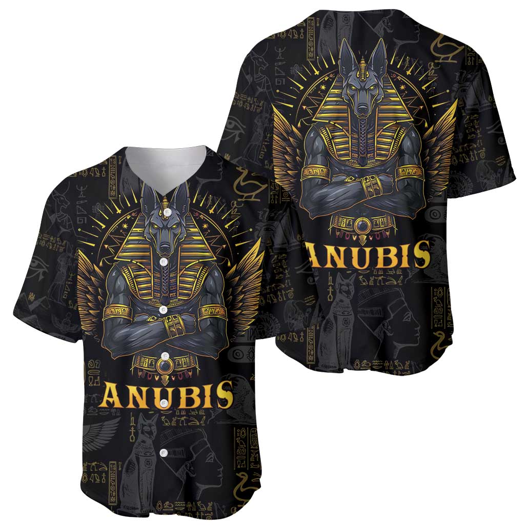 Anubis Egyptian God of Death Baseball Jersey LT9 - Wonder Print Shop
