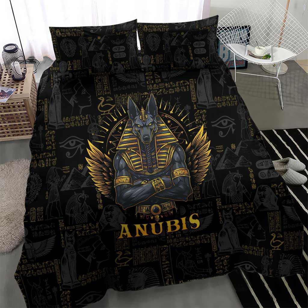 Anubis Egyptian God of Death Bedding Set LT9 - Wonder Print Shop
