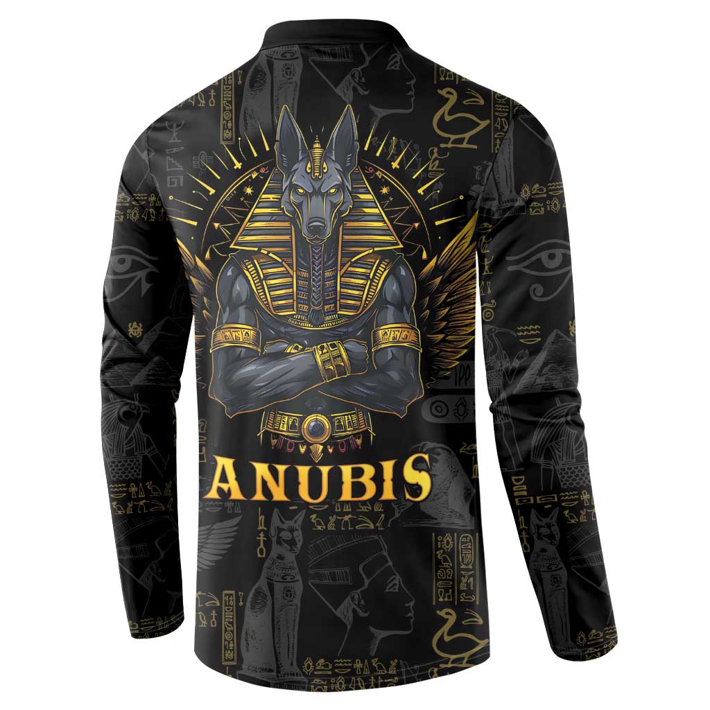 Anubis Egyptian God of Death Button Sweatshirt LT9 - Wonder Print Shop