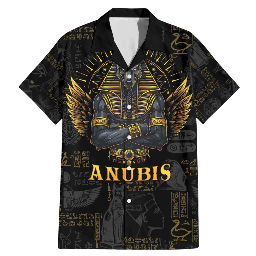 Anubis Egyptian God of Death Family Matching Mermaid Dress and Hawaiian Shirt LT9 - Wonder Print Shop