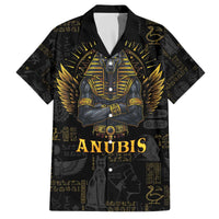 Anubis Egyptian God of Death Family Matching Off The Shoulder Long Sleeve Dress and Hawaiian Shirt - Wonder Print Shop