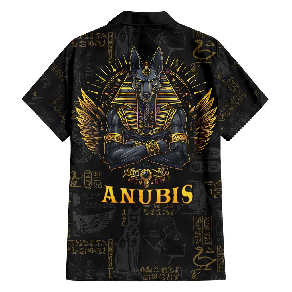 Anubis Egyptian God of Death Family Matching Off Shoulder Maxi Dress and Hawaiian Shirt LT9 - Wonder Print Shop