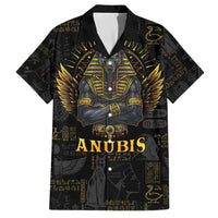 Anubis Egyptian God of Death Family Matching Short Sleeve Bodycon Dress and Hawaiian Shirt - Wonder Print Shop