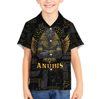 Anubis Egyptian God of Death Family Matching Summer Maxi Dress and Hawaiian Shirt - Wonder Print Shop