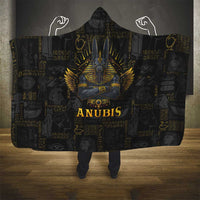 Anubis Egyptian God of Death Hooded Blanket