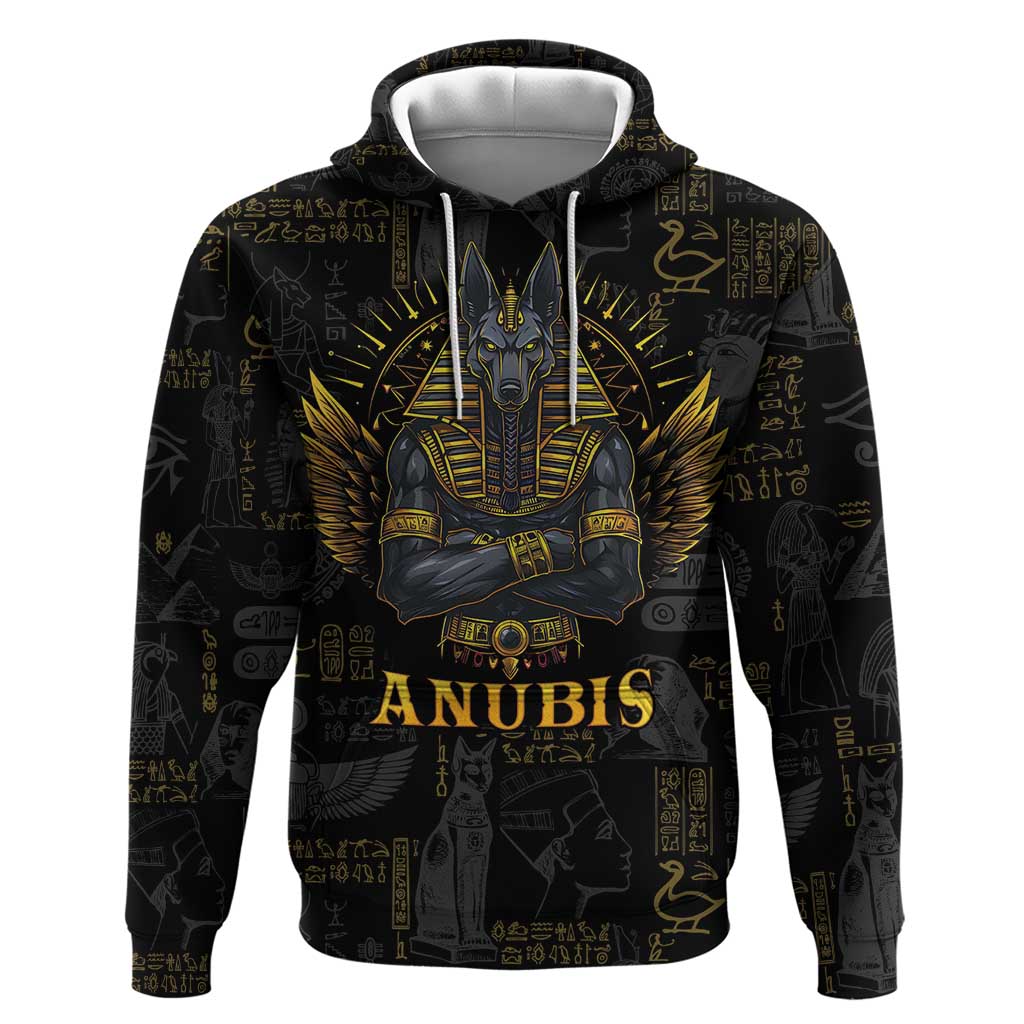 Anubis Egyptian God of Death Hoodie - Wonder Print Shop