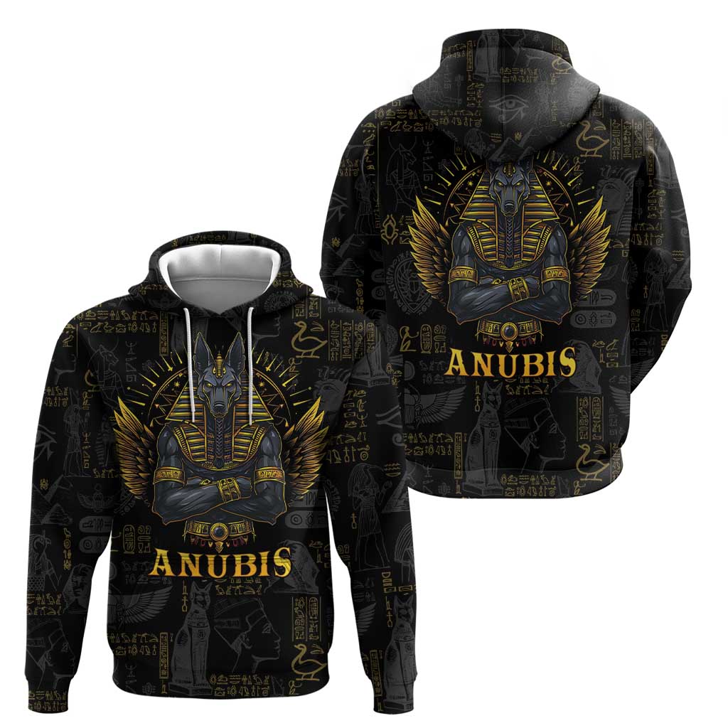Anubis Egyptian God of Death Hoodie - Wonder Print Shop