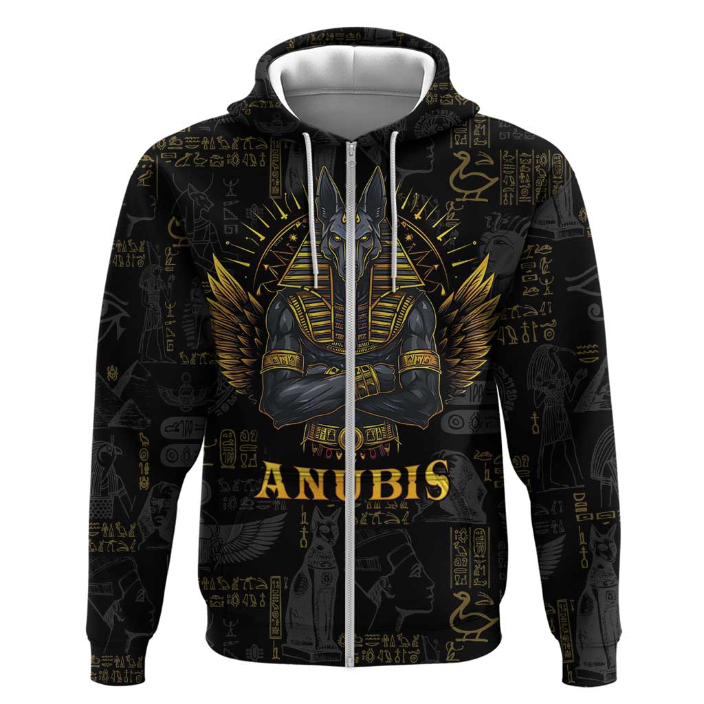 Anubis Egyptian God of Death Hoodie - Wonder Print Shop
