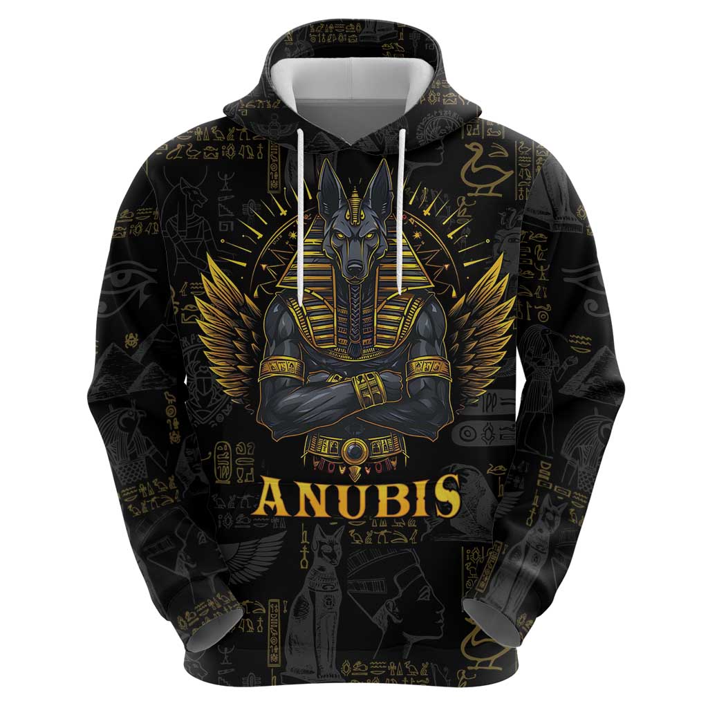 Anubis Egyptian God of Death Hoodie - Wonder Print Shop