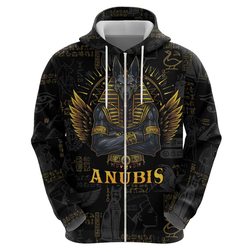 Anubis Egyptian God of Death Hoodie - Wonder Print Shop