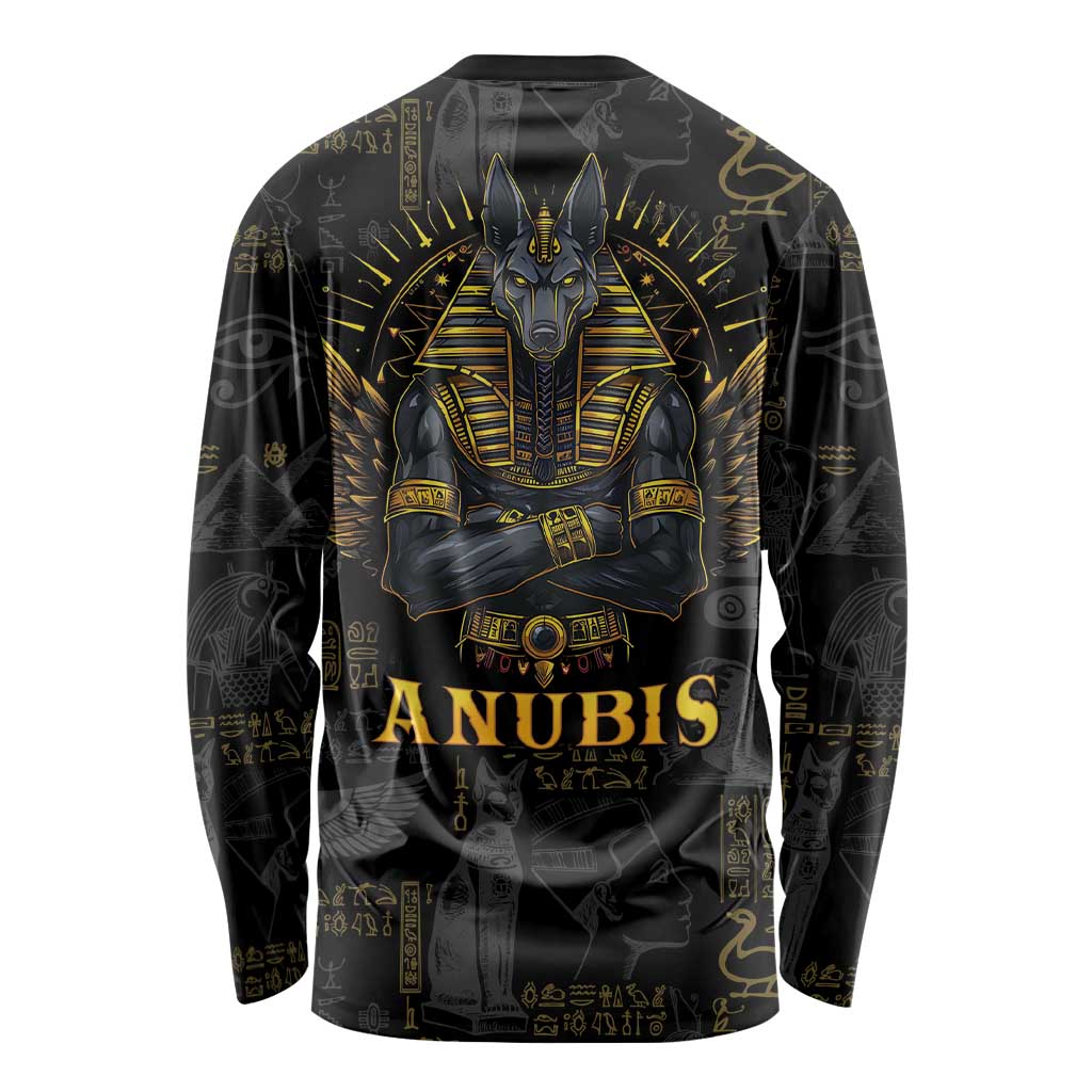 Anubis Egyptian God of Death Long Sleeve Shirt - Wonder Print Shop