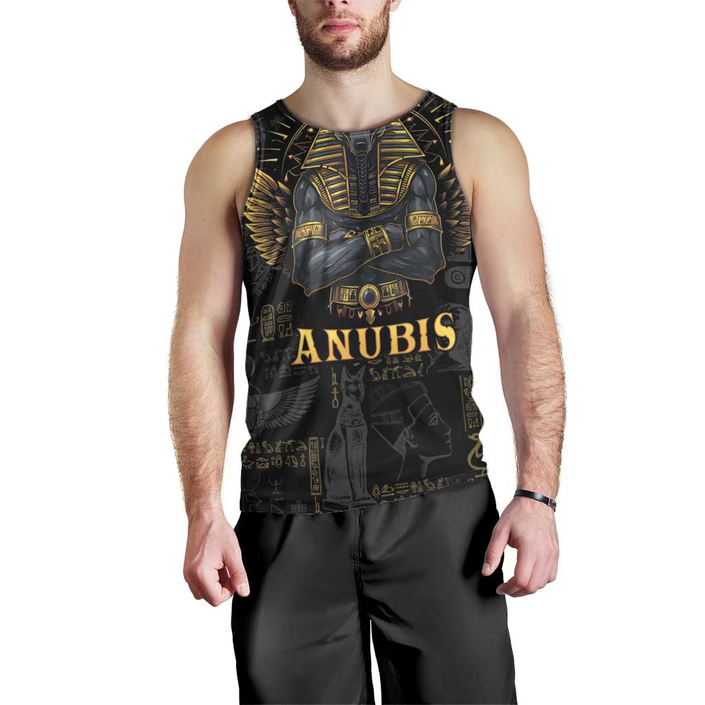 Anubis Egyptian God of Death Men Tank Top - Wonder Print Shop