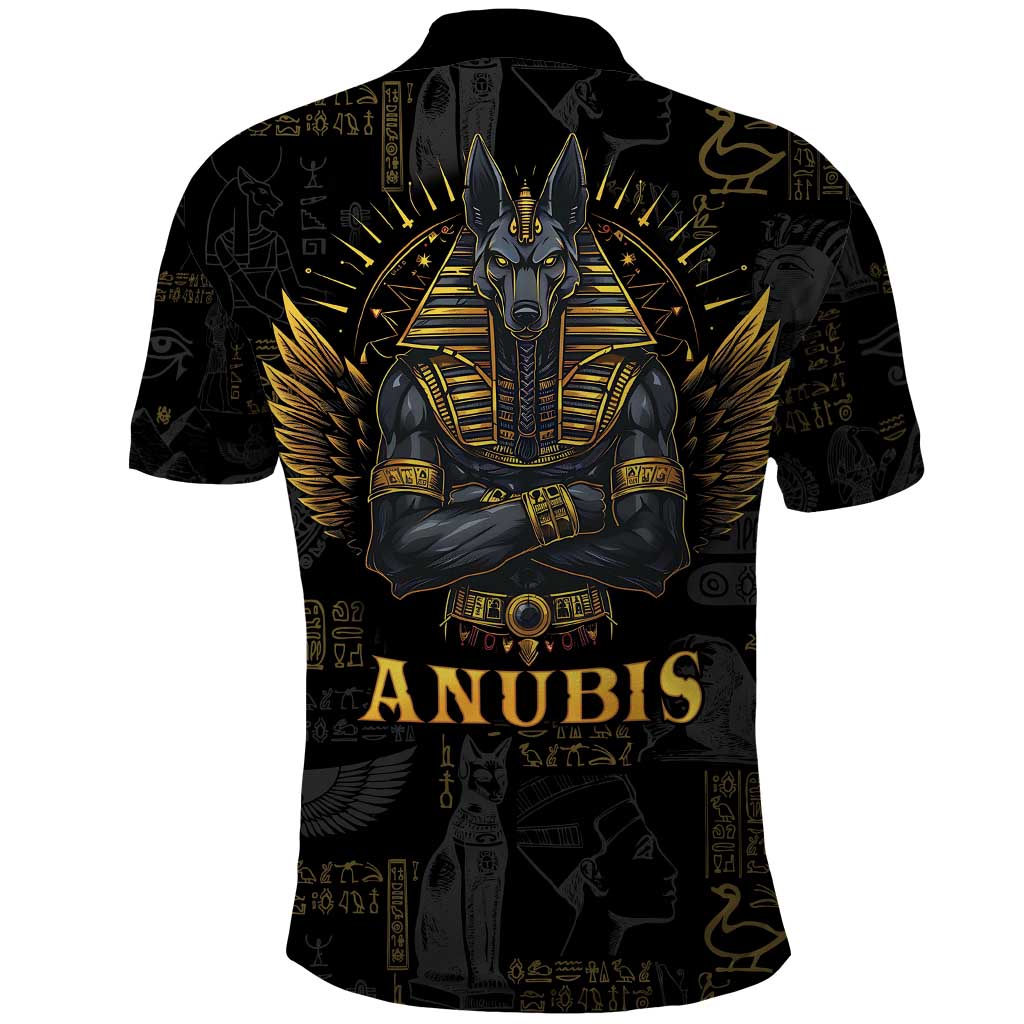 Anubis Egyptian God of Death Polo Shirt - Wonder Print Shop