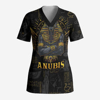 Anubis Egyptian God of Death Scrub Top
