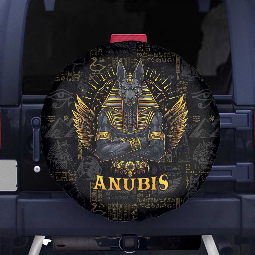 Anubis Egyptian God of Death Spare Tire Cover - Wonder Print Shop