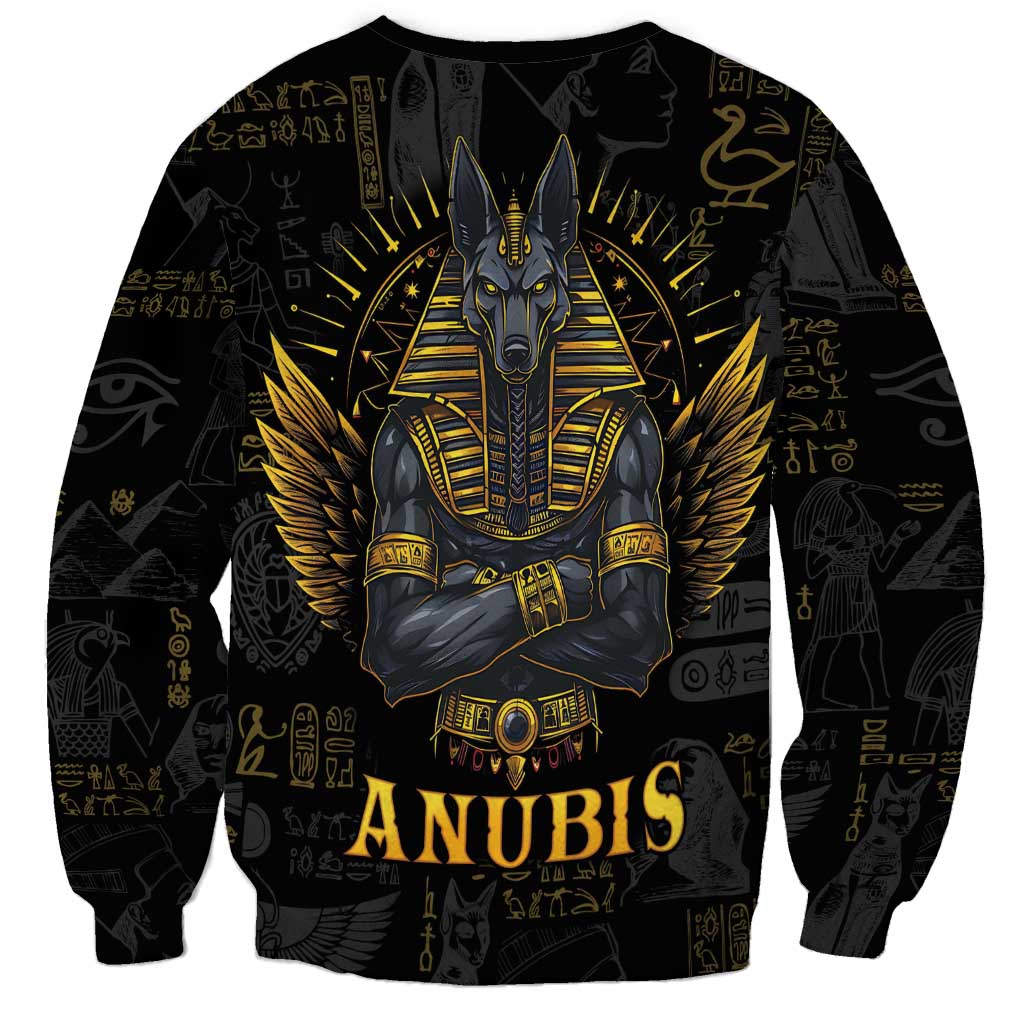 Anubis Egyptian God of Death Sweatshirt - Wonder Print Shop