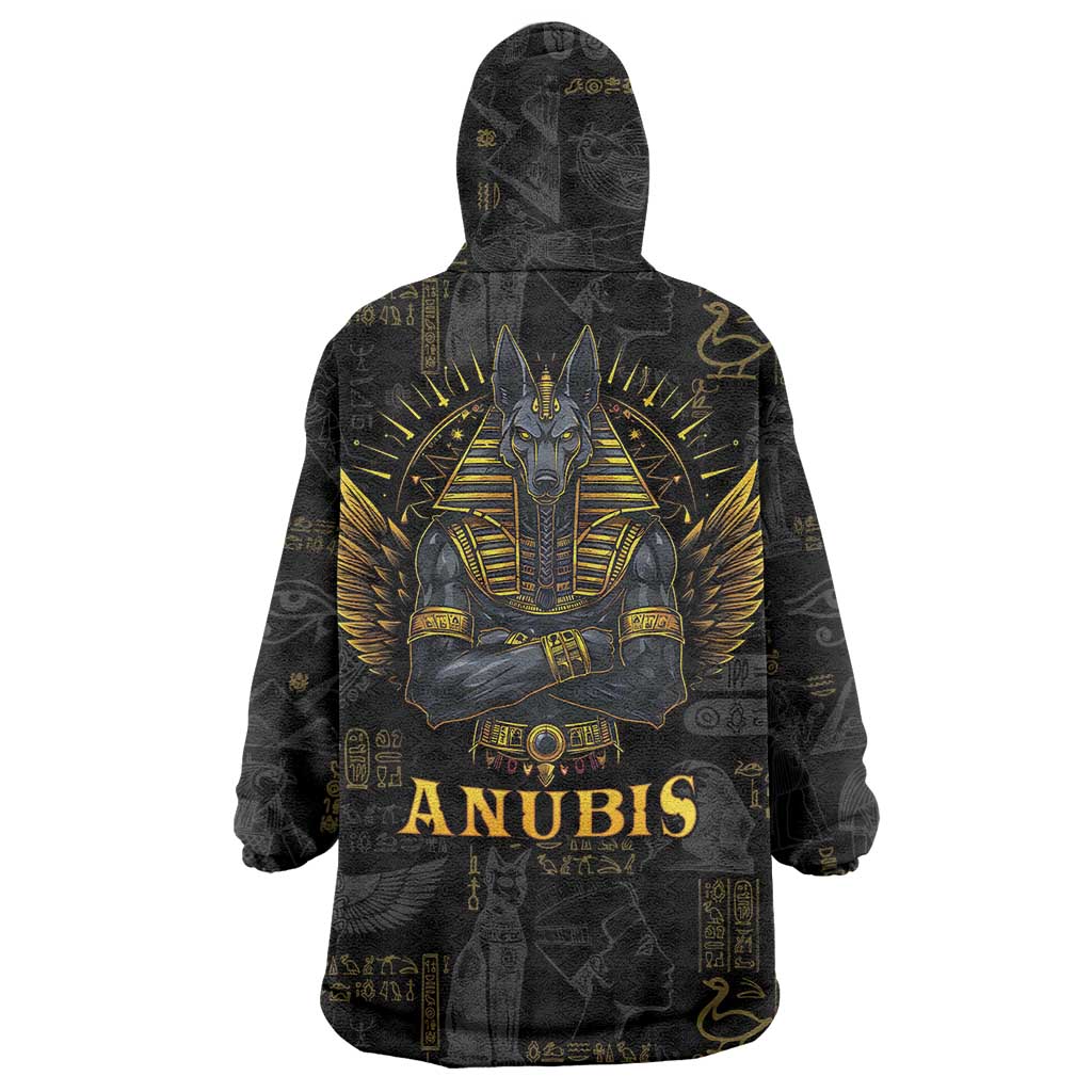 Anubis Egyptian God of Death Wearable Blanket Hoodie - Wonder Print Shop