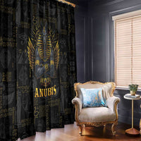 Anubis Egyptian God of Death Window Curtain - Wonder Print Shop