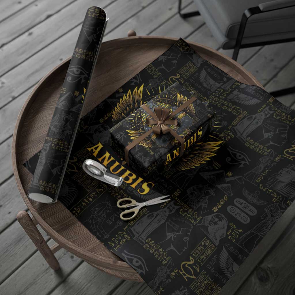 Anubis Egyptian God of Death Wrapping Paper - Wonder Print Shop