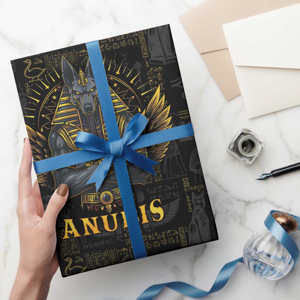 Anubis Egyptian God of Death Wrapping Paper - Wonder Print Shop