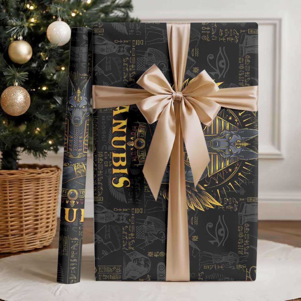 Anubis Egyptian God of Death Wrapping Paper - Wonder Print Shop