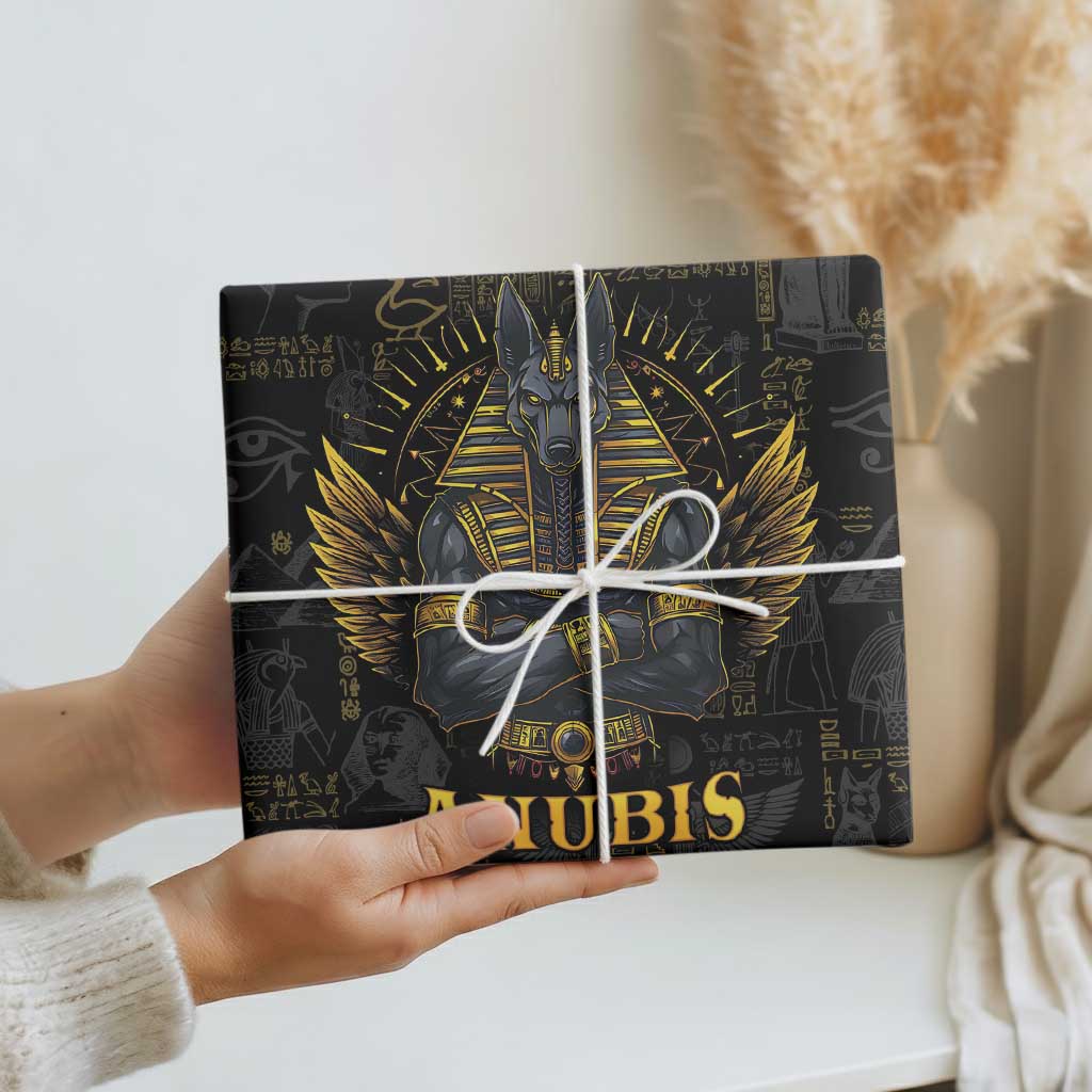 Anubis Egyptian God of Death Wrapping Paper - Wonder Print Shop