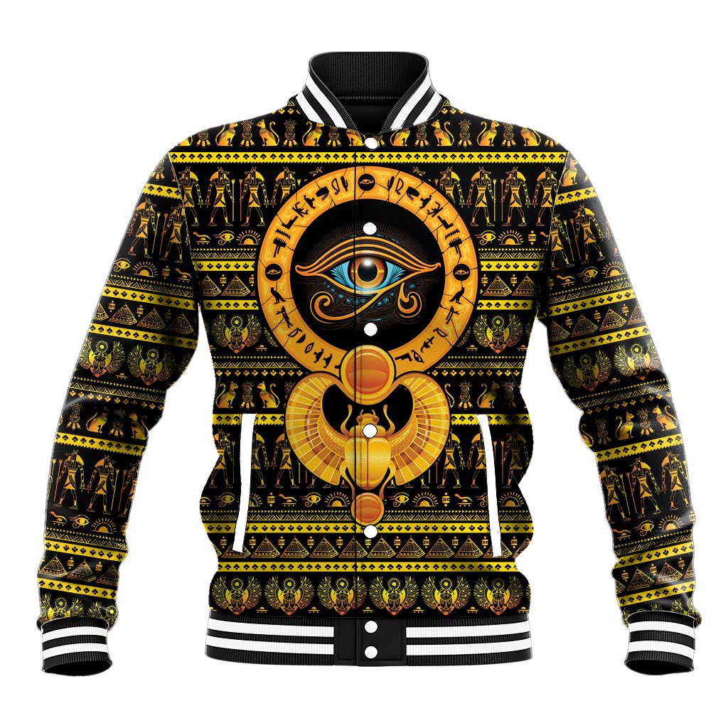 Egyptian God of The Sun Eye of Ra Baseball Jacket LT9 - Wonder Print Shop