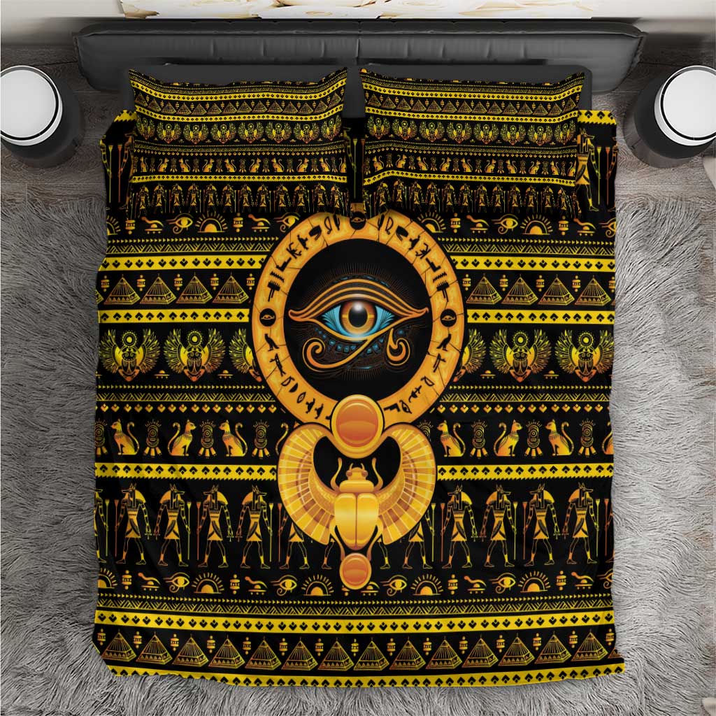 Egyptian God of The Sun Eye of Ra Bedding Set LT9 - Wonder Print Shop