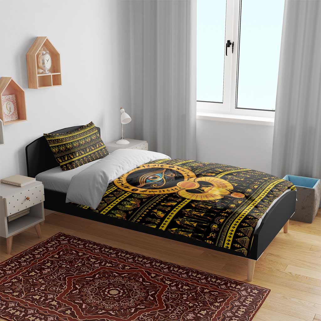 Egyptian God of The Sun Eye of Ra Bedding Set LT9 - Wonder Print Shop