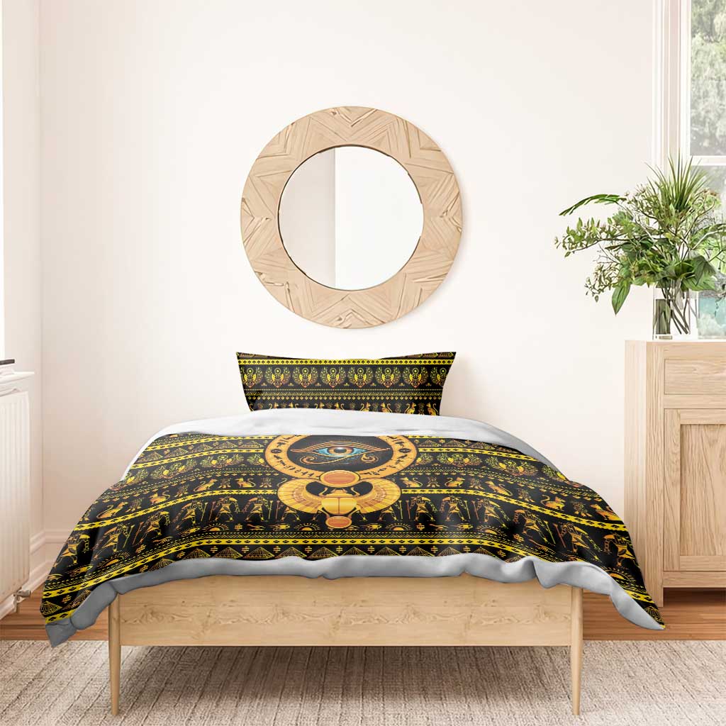Egyptian God of The Sun Eye of Ra Bedding Set LT9 - Wonder Print Shop