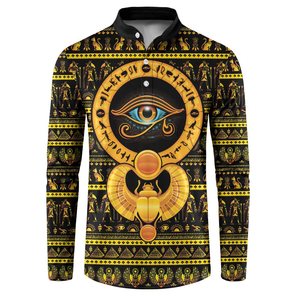Egyptian God of The Sun Eye of Ra Button Sweatshirt LT9 - Wonder Print Shop