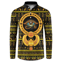 Egyptian God of The Sun Eye of Ra Button Sweatshirt LT9 - Wonder Print Shop