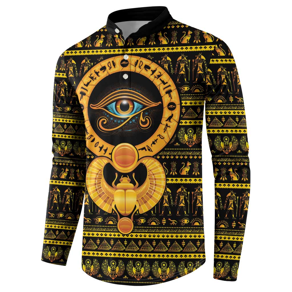 Egyptian God of The Sun Eye of Ra Button Sweatshirt LT9 - Wonder Print Shop