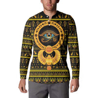 Egyptian God of The Sun Eye of Ra Button Sweatshirt LT9 - Wonder Print Shop