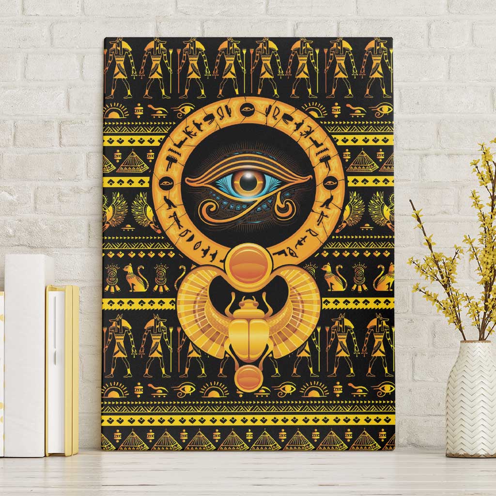 Egyptian God of The Sun Eye of Ra Canvas Wall Art LT9 - Wonder Print Shop