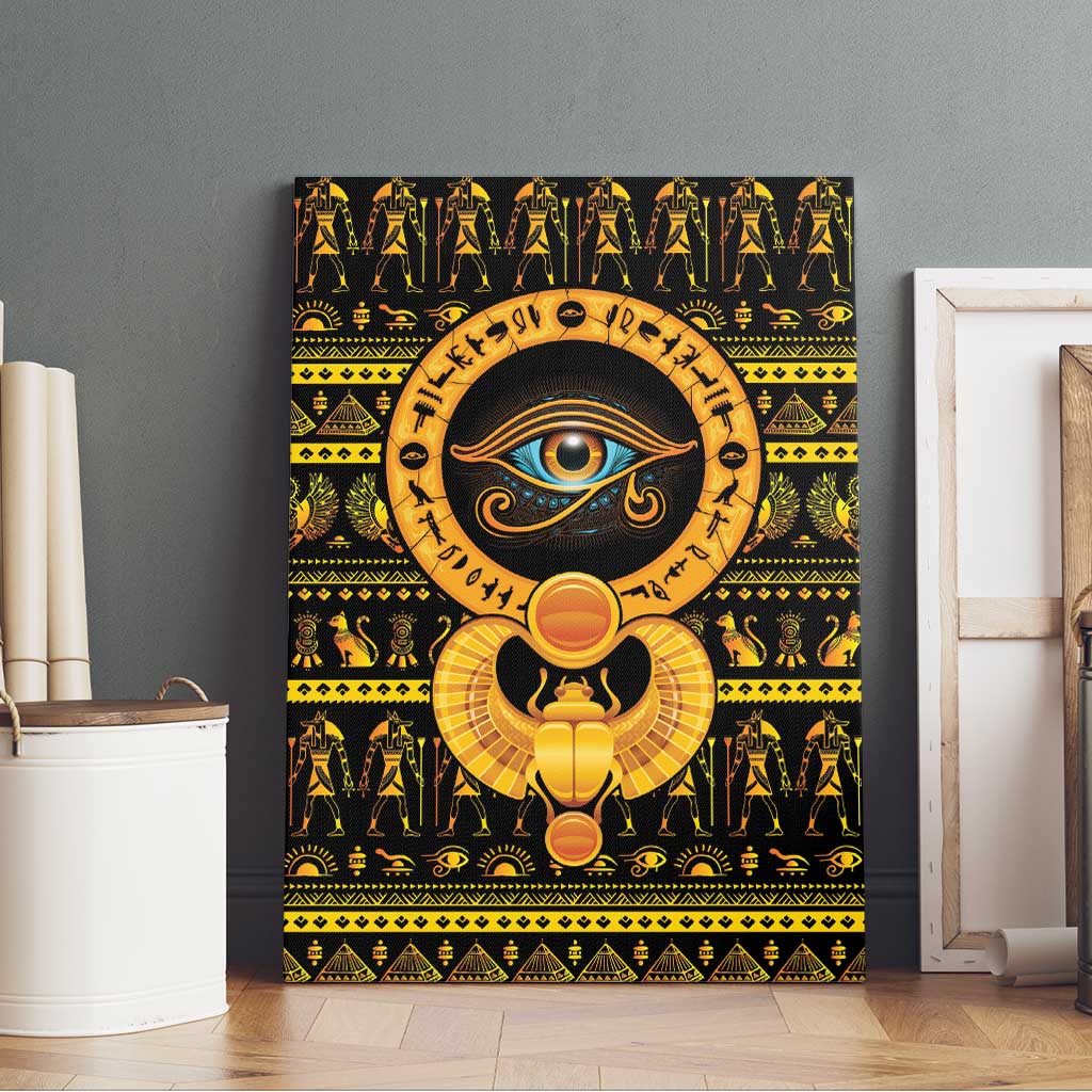 Egyptian God of The Sun Eye of Ra Canvas Wall Art LT9 - Wonder Print Shop