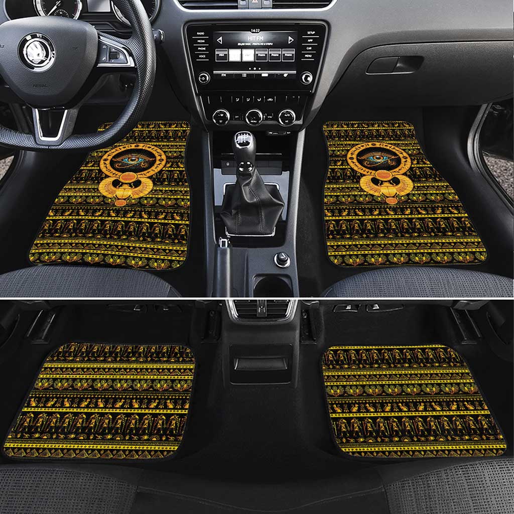 Egyptian God of The Sun Eye of Ra Car Mats LT9 - Wonder Print Shop