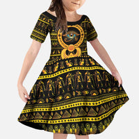 Egyptian God of The Sun Eye of Ra Family Matching Mermaid Dress and Hawaiian Shirt LT9 - Wonder Print Shop