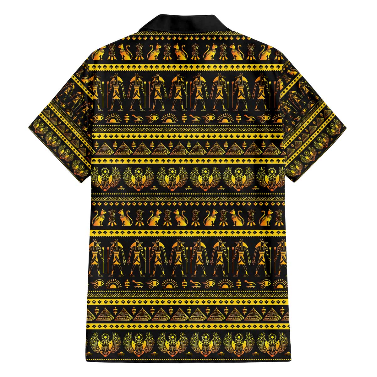 Egyptian God of The Sun Eye of Ra Family Matching Off The Shoulder Long Sleeve Dress and Hawaiian Shirt - Wonder Print Shop