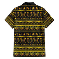 Egyptian God of The Sun Eye of Ra Family Matching Short Sleeve Bodycon Dress and Hawaiian Shirt - Wonder Print Shop