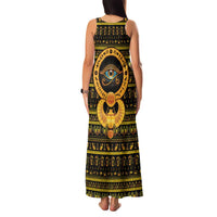Egyptian God of The Sun Eye of Ra Family Matching Tank Maxi Dress and Hawaiian Shirt - Wonder Print Shop