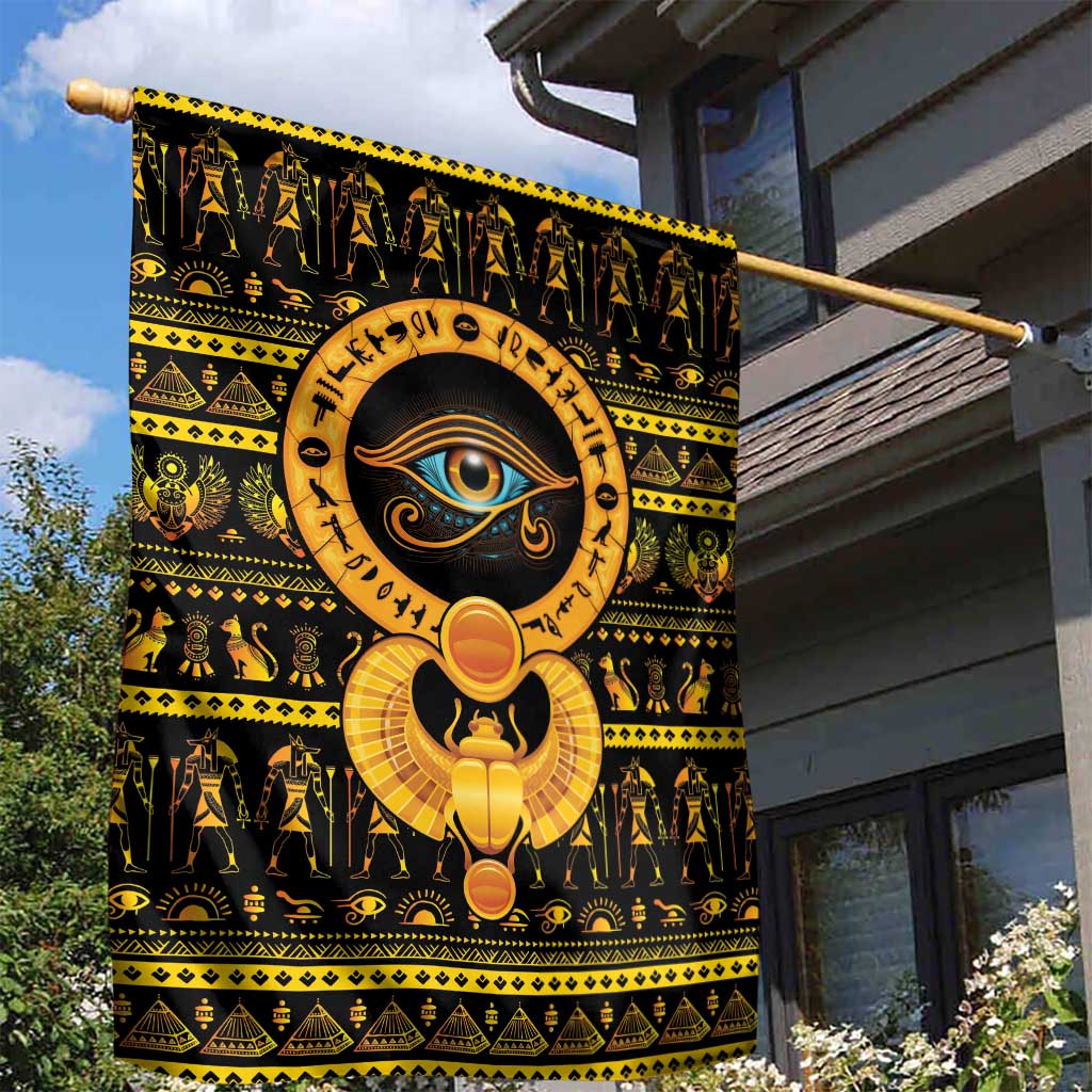 Egyptian God of The Sun Eye of Ra Garden Flag - Wonder Print Shop