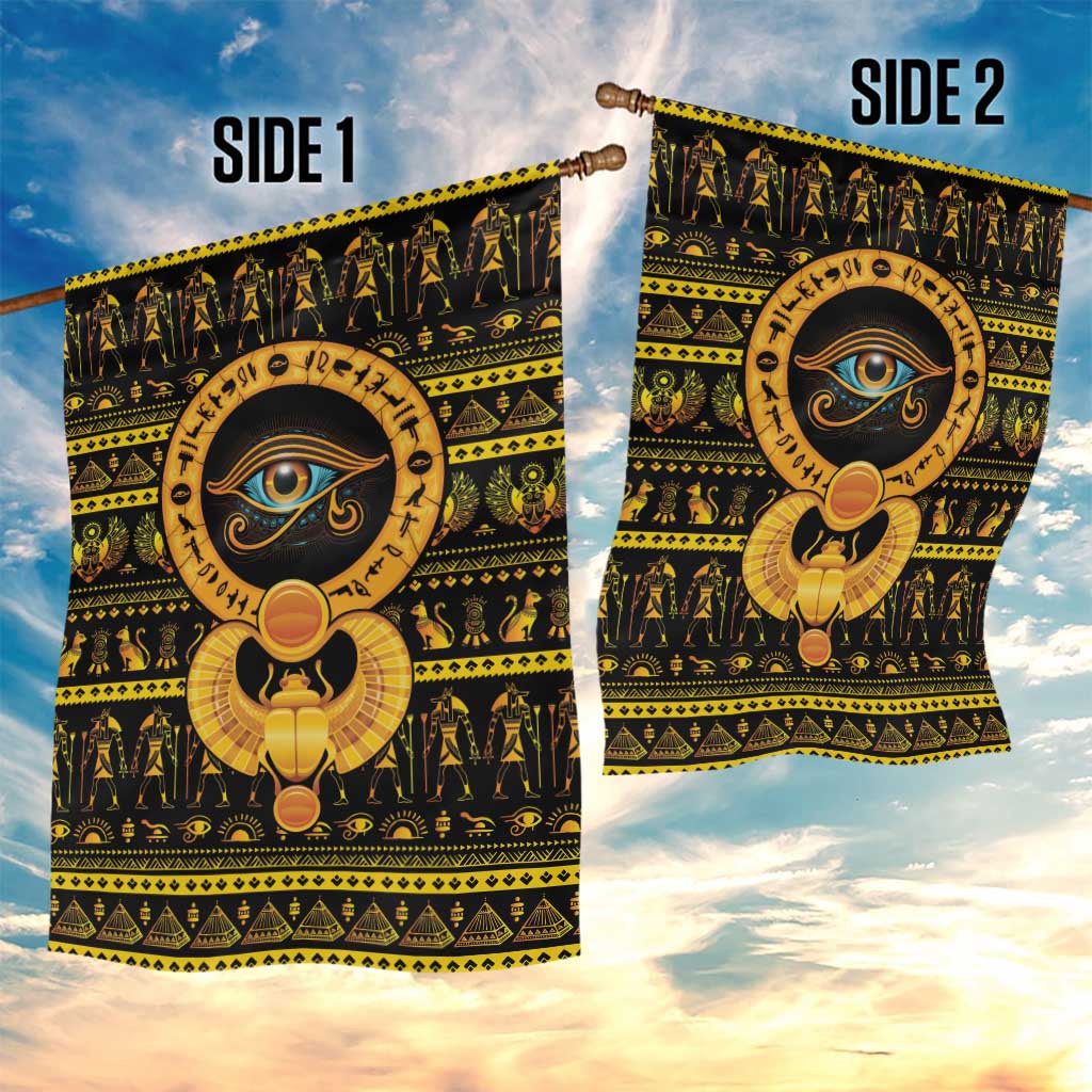 Egyptian God of The Sun Eye of Ra Garden Flag - Wonder Print Shop