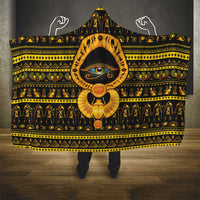 Egyptian God of The Sun Eye of Ra Hooded Blanket