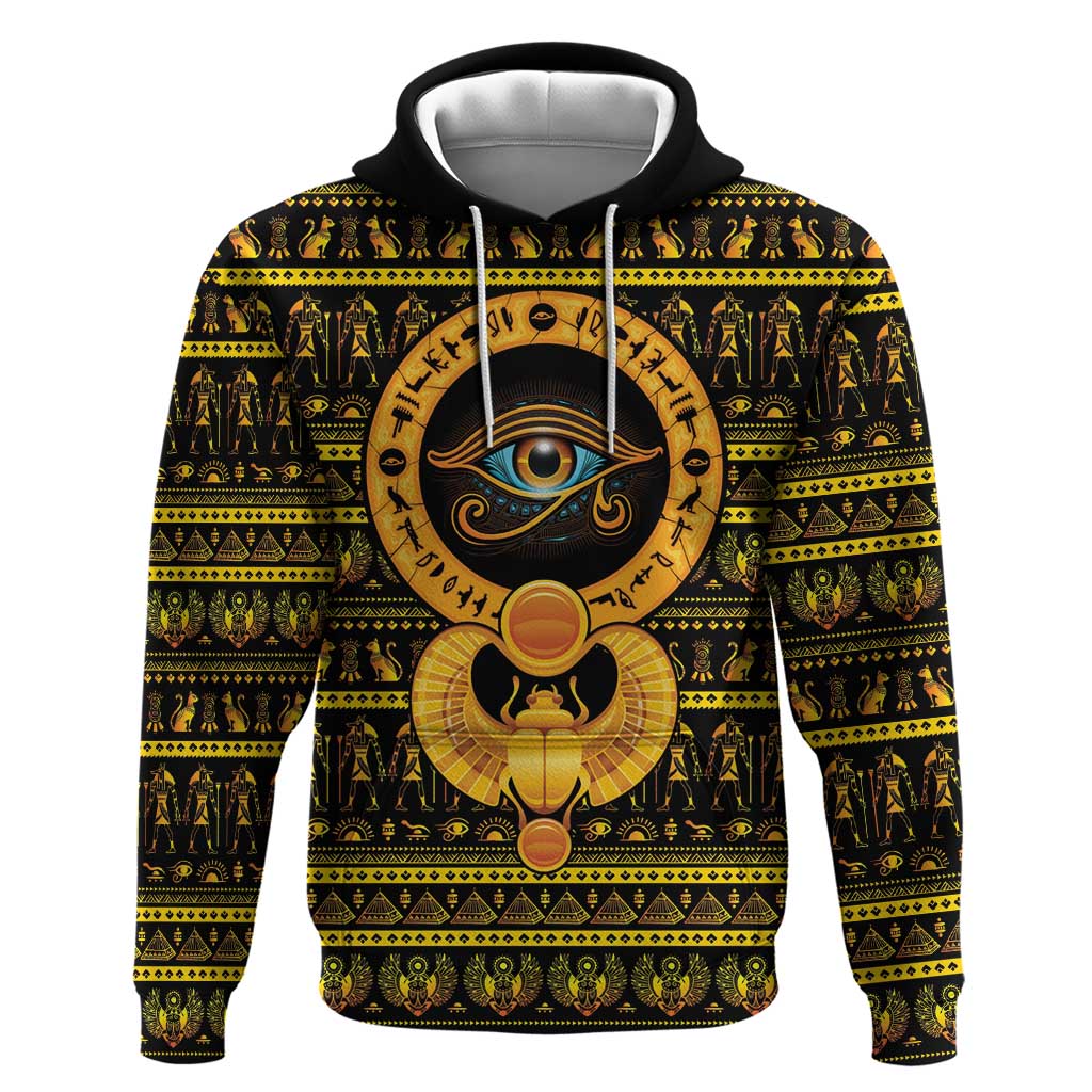 Egyptian God of The Sun Eye of Ra Hoodie - Wonder Print Shop