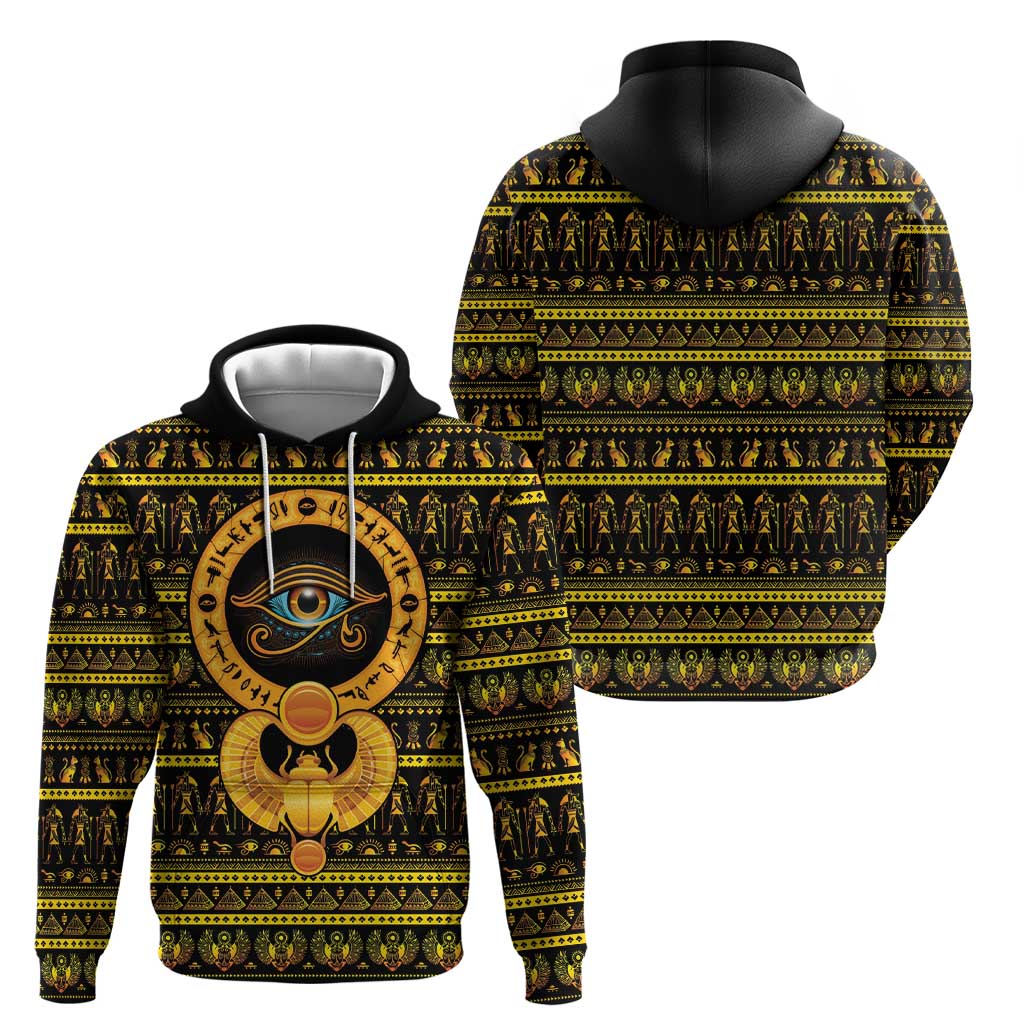 Egyptian God of The Sun Eye of Ra Hoodie - Wonder Print Shop