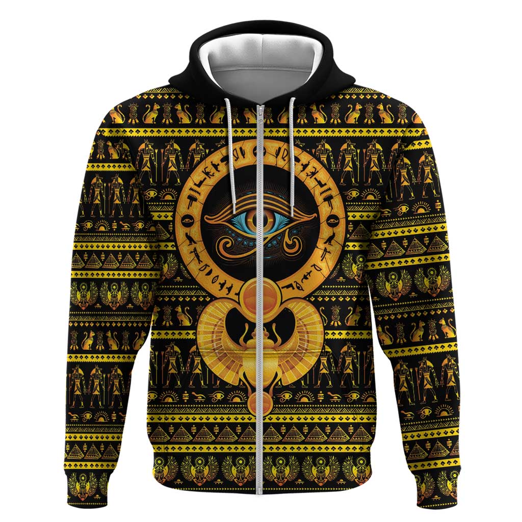 Egyptian God of The Sun Eye of Ra Hoodie - Wonder Print Shop