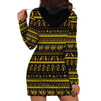 Egyptian God of The Sun Eye of Ra Hoodie Dress - Wonder Print Shop